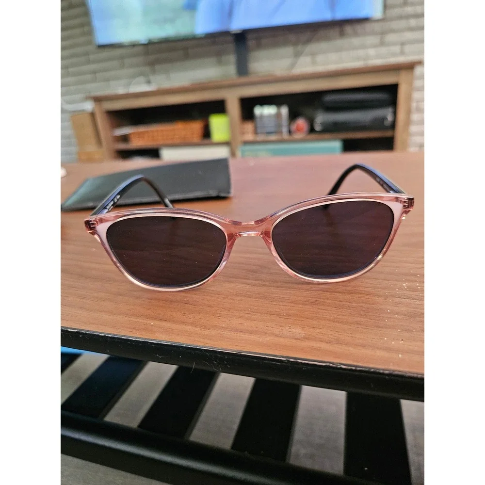 Authentic Isaac Mizrahi Frames Only Womens Pink Black Polka Dot IM30048 Cat Eye